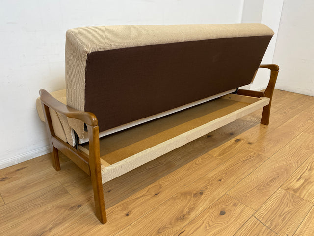 WMK I Hochwertiges Designer Sofa von Joop mit Schlaffunktion & Bettwäschefach I Couch Schlafsofa Schlafcouch Klappsofa Klappcouch Daybed Sitzgarnitur Polstergarnitur Vintage I Berlin München Leipzig