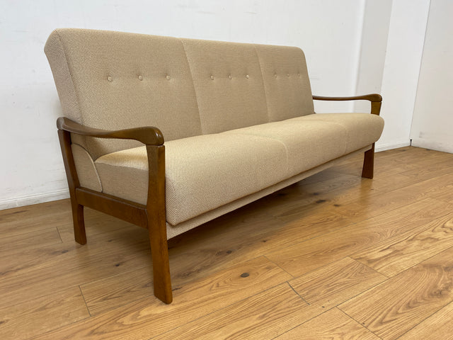 WMK I Hochwertiges Designer Sofa von Joop mit Schlaffunktion & Bettwäschefach I Couch Schlafsofa Schlafcouch Klappsofa Klappcouch Daybed Sitzgarnitur Polstergarnitur Vintage I Berlin München Leipzig