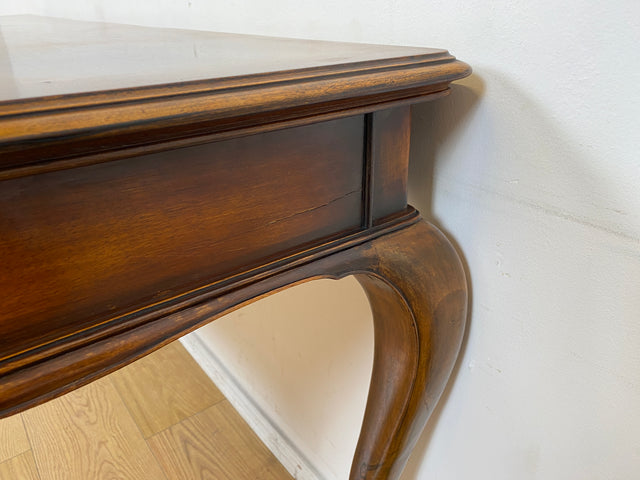 WMK I Eleganter & sehr großer 50er Jahre Schreibtisch oder auch Esstisch im antiken Stil mit Schubladen