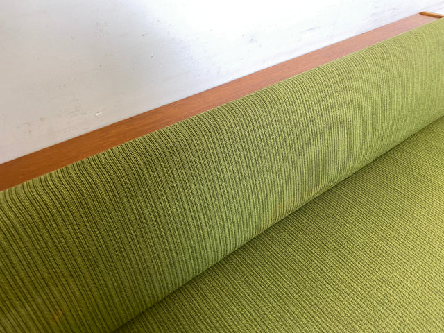 WMK I Stilvolles grünes skandinavisches Mid-Century Daybed von Herrljunga in Teakholz mit aufklapp. Rückenlehne