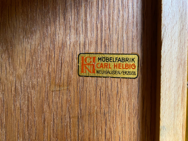 Hochwertige und gut erhaltene 1930er Jahre Art Deco Kommode aus vollem Holz mit schönen Holzgriffen I Schrank Sideboard Wäschekommode Anrichte Wickelkommode Antik Vintage I