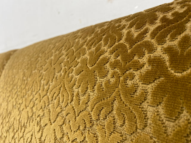 Wunderschönes & sehr gut erhaltenes 1930er Jahre Art Deco Sofa mit Schlaffunktion & goldenem Brokat Bezug I Couch Schlafcouch Schlafsofa Klappcouch Daybed Antik Vintage I (Kopie)