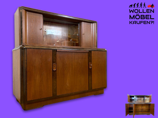 Imposante und gut erhaltene 30er Jahre Art Deco Anrichte
