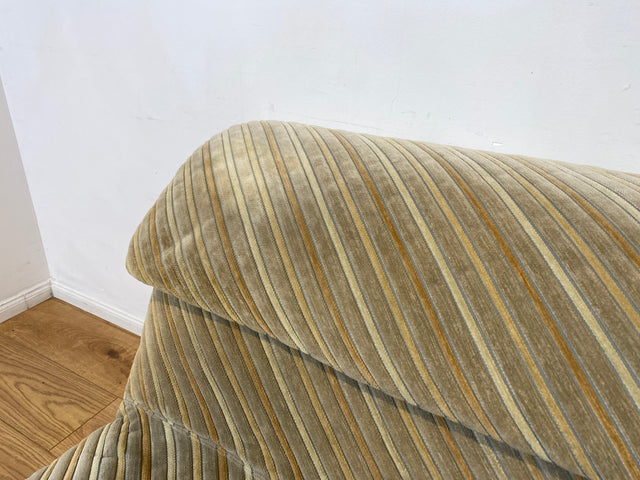 WMK I Ikonisches 70er Jahre Wave Sofa von Giovanni Offredi für Saporiti Italia auf Chrom Gestell und in Originalbezug