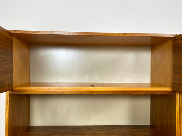 WMK I Kultiges modulares Designer Regalsystem 430 I Joachim Nebelung für VEB Hellerau I I Regal Bücherregal Bücherschrank Regalwand Stringregal Sideboard Sekretär Mid-Century Vintage DDR 60er 70er