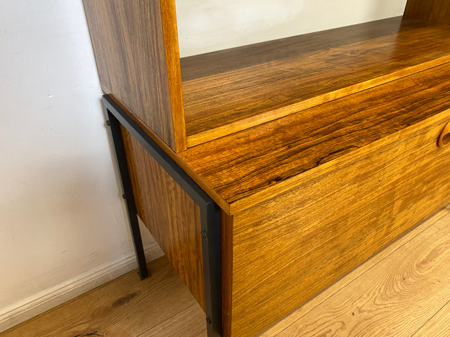 WMK I Kultiges modulares Designer Regalsystem 430 I Joachim Nebelung für VEB Hellerau I I Regal Bücherregal Bücherschrank Regalwand Stringregal Sideboard Sekretär Mid-Century Vintage DDR 60er 70er