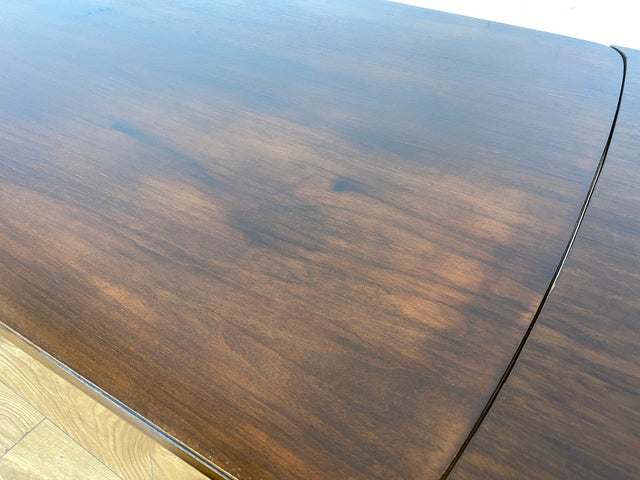 Sehr eleganter dunkler ausziehbarer 50er Jahre Chippendale Esstisch von Max Böhme I Tisch Holztisch Esszimmertisch Küchentisch Dining Table Mid-Century Vintage Barock I