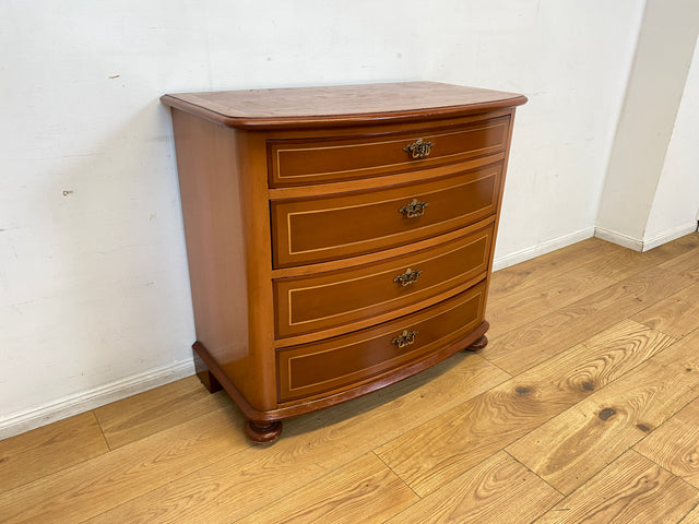 WMK I Formschöne dänische antike Kommode aus vollem Holz mit Schubladen I Schrank Schubladekommode Wäschekommode Wickelkommode Anrichte Sideboard Biedermeier Vintage I