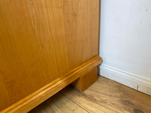 Hochwertiger Kleiderschrank im antiken Stil aus massivem Kirschholz mit Schublade I Schrank Wäscheschrank Bauernschrank Dielenschrank Vertiko Biedermeier Landhaus Vintage I