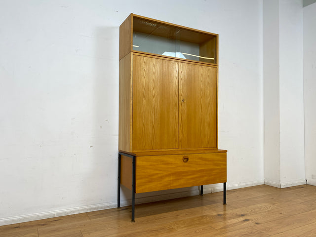 Hochwertiges modulares Designer Regalsystem 430 in Sen Esche I Joachim Nebelung für VEB Hellerau I Highboard Schrank Bücherschrank Sideboard Mid-Century Vintage DDR 60er 70er I