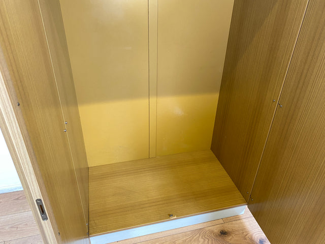 I Retro pur I Sehr schöner großer Mid-Century Kleiderschrank aus 1967 mit Aufsatz I Schrank Schlafzimmerschrank Garderobe Wardrobe Flurschrank 60er 70er Vintage DDR I