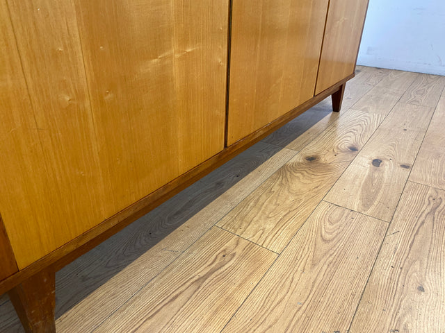 Schöner & perfekt aufgeteilter 3-türiger Mid-Century Kleiderschrank mit Schubladen I Schrank Schlafzimmerschrank Wäscheschrank Wardrobe Rockabilly 50er 60er Vintage I