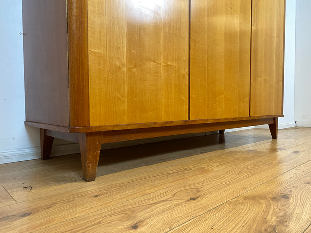 Schöner & perfekt aufgeteilter 3-türiger Mid-Century Kleiderschrank mit Schubladen I Schrank Schlafzimmerschrank Wäscheschrank Wardrobe Rockabilly 50er 60er Vintage I