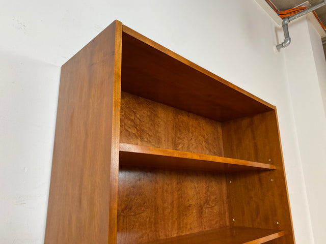 Stilvoller Mid-Century Schreibschrank mit großer Schreibklappe und Regal I Sekretär Schreibkommode Schreibtisch Bücherschrank Bücherregal Highboard Regalwand Vintage 60er I
