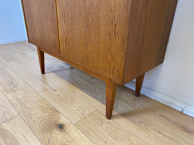 Schöner Mid-Century Wäscheschrank Typ 602/B von Franz Ehrlich für VEB Hellerau aus 1963 in Eiche I Schank Kommode Highboard Bücherschrank Designerschrank DDR Vintage 60er I