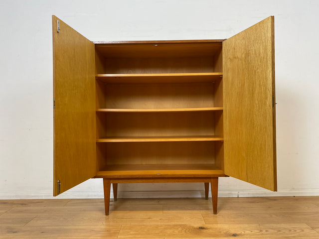 Schöner Mid-Century Wäscheschrank Typ 602/B von Franz Ehrlich für VEB Hellerau aus 1963 in Eiche I Schank Kommode Highboard Bücherschrank Designerschrank DDR Vintage 60er I