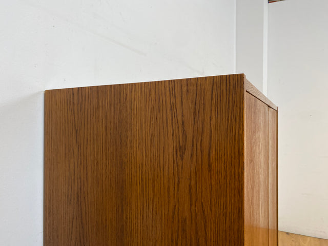 Schöner Mid-Century Wäscheschrank Typ 602/B von Franz Ehrlich für VEB Hellerau aus 1963 in Eiche I Schank Kommode Highboard Bücherschrank Designerschrank DDR Vintage 60er I