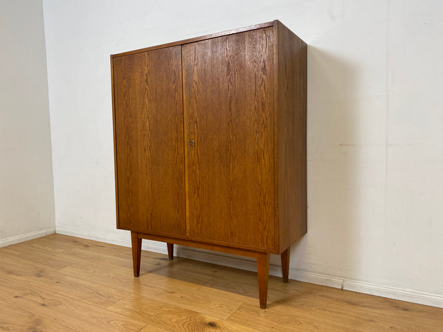 Schöner Mid-Century Wäscheschrank Typ 602/B von Franz Ehrlich für VEB Hellerau aus 1963 in Eiche I Schank Kommode Highboard Bücherschrank Designerschrank DDR Vintage 60er I