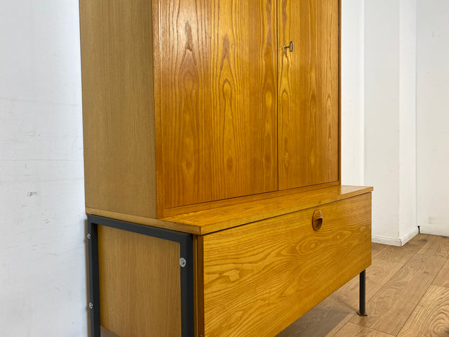 WMK I Kultiges modulares Designer Regalsystem 430 in Sen Esche von Joachim Nebelung für VEB Hellerau