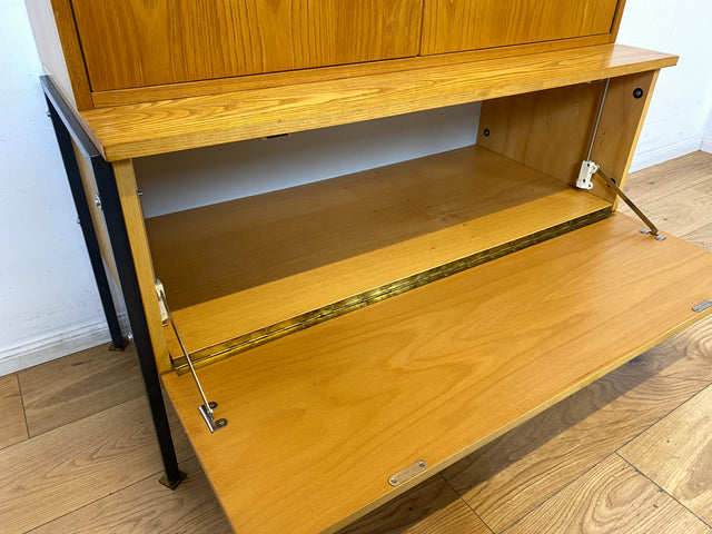 WMK I Kultiges modulares Designer Regalsystem 430 in Sen Esche von Joachim Nebelung für VEB Hellerau