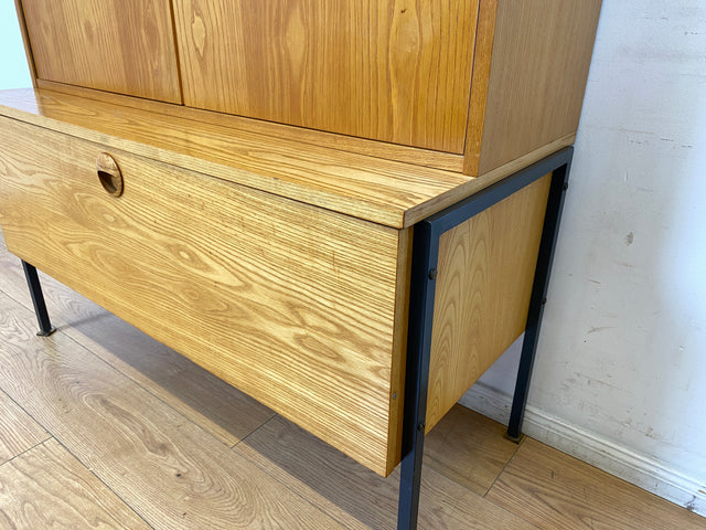 WMK I Kultiges modulares Designer Regalsystem 430 in Sen Esche von Joachim Nebelung für VEB Hellerau