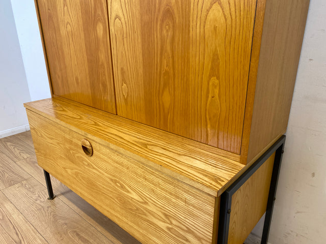 WMK I Kultiges modulares Designer Regalsystem 430 in Sen Esche von Joachim Nebelung für VEB Hellerau