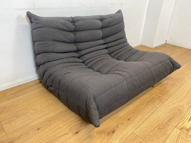 Hochwertige & sehr gut erhaltene Replica des legendären Togo Sofas I modular, äußerst gemütlich, in zeitlosem Grau I Couch Ecksofa Eckcouch Sitzgarnitur Designersofa Designercouch