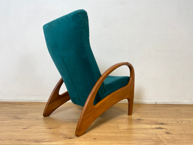 WMK I Stilvoller skandinavisches Designersessel von Holstebro Møbelfabrik