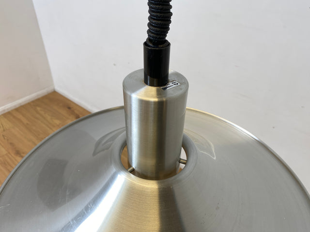 WMK I Stilvolle höhenverstellbare skandinavische Space Age Designer Pendelleuchte von Belid in Chrom