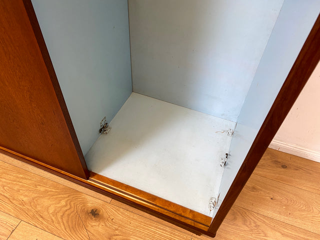 Hochwertiger skandinavische Mid-Century Kleiderschrank mit Schubladen I Vollholz in Teak I Schrank Schlafzimmerschrank Wäscheschrank Wardrobe Danish Design Vintage Teakholz I
