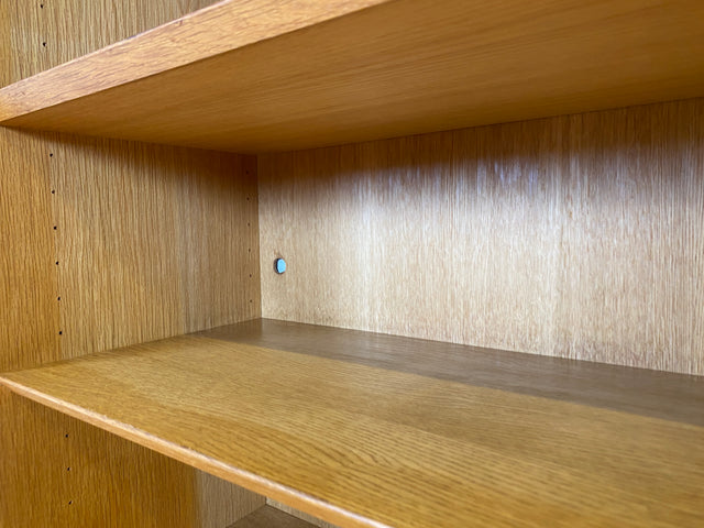 Hochwertiges skandinavisches Designerregal von Poul Hundevad mit verstellb. Regelböden I Massivholz in Eiche I Regal Bücherregal Holzregal Bücherschrank Danish Design Vintage
