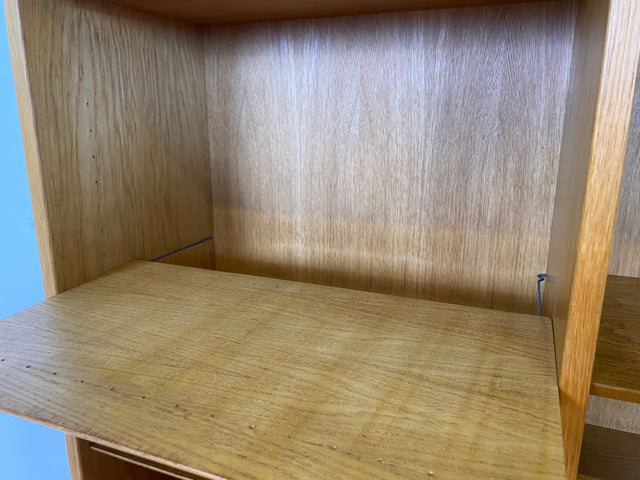 Hochwertiges skandinavisches Designerregal von Poul Hundevad mit verstellb. Regelböden I Massivholz in Eiche I Regal Bücherregal Holzregal Bücherschrank Danish Design Vintage