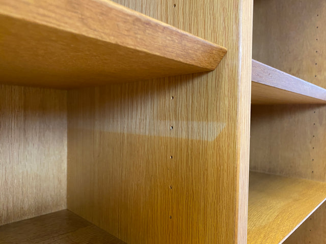 Hochwertiges skandinavisches Designerregal von Poul Hundevad mit verstellb. Regelböden I Massivholz in Eiche I Regal Bücherregal Holzregal Bücherschrank Danish Design Vintage