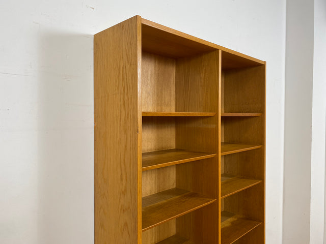 Hochwertiges skandinavisches Designerregal von Poul Hundevad mit verstellb. Regelböden I Massivholz in Eiche I Regal Bücherregal Holzregal Bücherschrank Danish Design Vintage