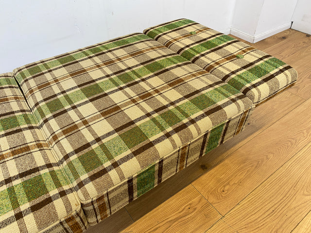 WMK I Berühmtes und sehr gut erhaltenes Mid-Century Designersofa Stella von Knoll mit freundlichem kariertem Bezug I Daybed Sofa Couch Schlafsofa Schlafcouch Liege Sitzgarnitur Vintage 60er Berlin