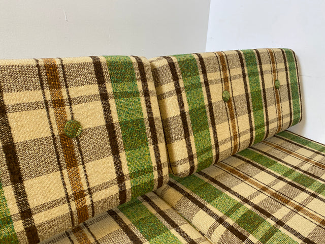 WMK I Berühmtes und sehr gut erhaltenes Mid-Century Designersofa Stella von Knoll mit freundlichem kariertem Bezug I Daybed Sofa Couch Schlafsofa Schlafcouch Liege Sitzgarnitur Vintage 60er Berlin