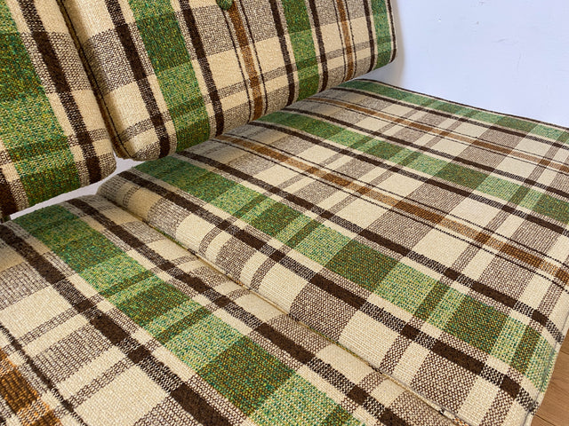 WMK I Berühmtes und sehr gut erhaltenes Mid-Century Designersofa Stella von Knoll mit freundlichem kariertem Bezug I Daybed Sofa Couch Schlafsofa Schlafcouch Liege Sitzgarnitur Vintage 60er Berlin