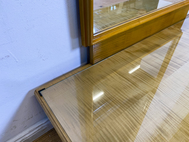 WMK I Hübsche Mid-Century Spiegelkommode mit Ganzkörperspiegel