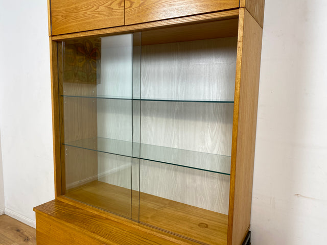 WMK I Stilvolles modulares Designer Regalsystem 430 I Joachim Nebelung für VEB Hellerau mit Vitrine