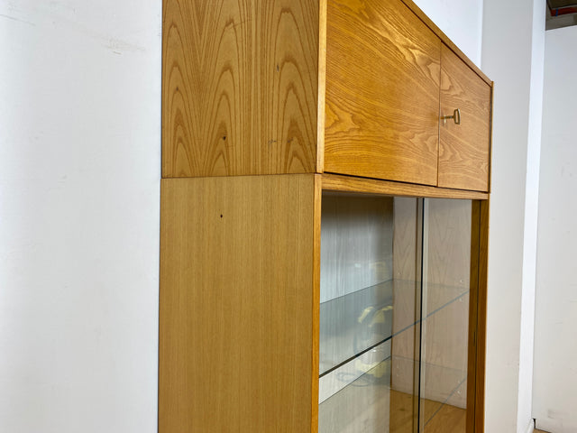 WMK I Stilvolles modulares Designer Regalsystem 430 I Joachim Nebelung für VEB Hellerau mit Vitrine