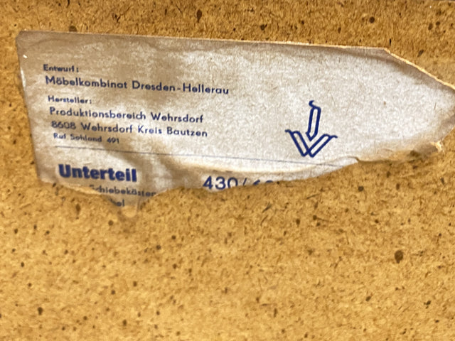 WMK I Kultiges modulares Designer Regalsystem 430 in Sen Esche mit Schubladen von Joachim Nebelung für VEB Hellerau
