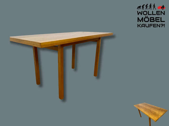 WMK I Versand möglich I Minimalistischer und gut erhaltener heller 60er Jahre Couchtisch in Eichenholz I Wohnzimmertisch Salontisch Coffee Table DDR Retro Mid-Century Vintage I Berlin Hannover Köln