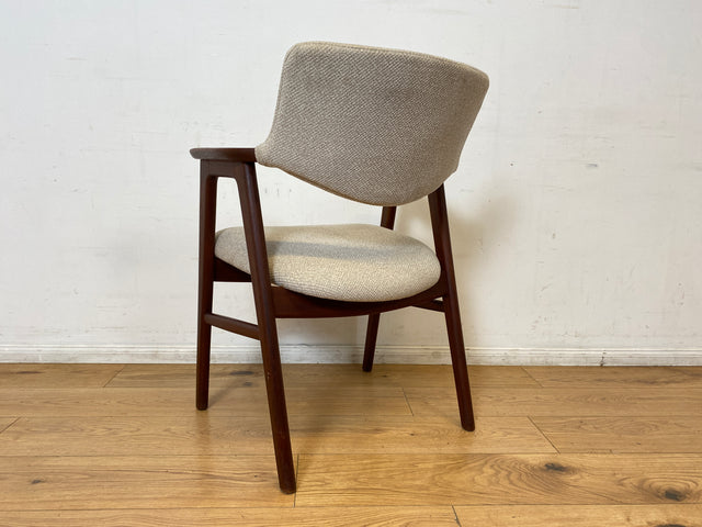 WMK I 1/2 Stilvoller skandinavischer Mid-Century Designer Stuhl I Erik Kirkegaard für Glostrup I Teakholz I Armlehnstuhl Sessel Schreibtischstuhl Vintage Danish Design 60er Teak I Berlin Köln Hamburg