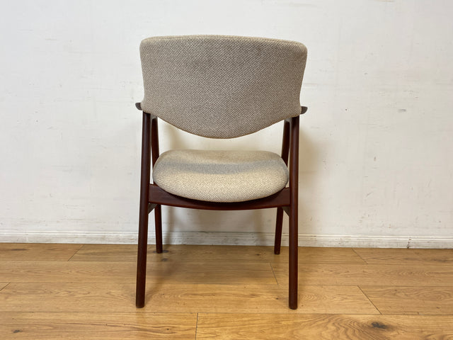 WMK I 1/2 Stilvoller skandinavischer Mid-Century Designer Stuhl I Erik Kirkegaard für Glostrup I Teakholz I Armlehnstuhl Sessel Schreibtischstuhl Vintage Danish Design 60er Teak I Berlin Köln Hamburg