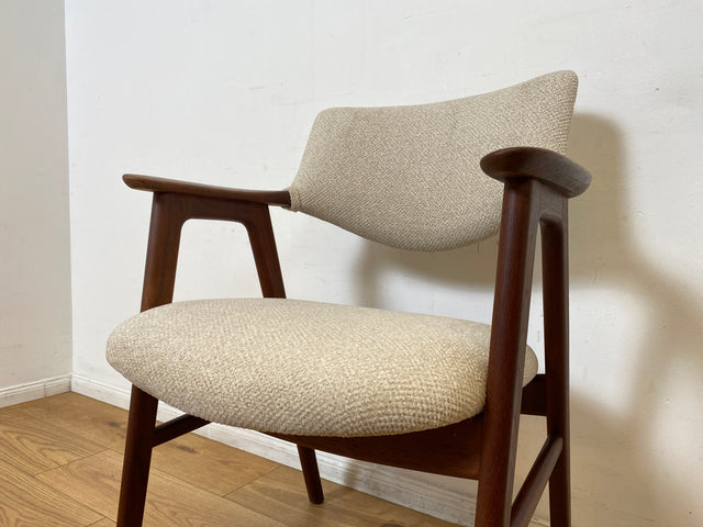 WMK I 1/2 Stilvoller skandinavischer Mid-Century Designer Stuhl I Erik Kirkegaard für Glostrup I Teakholz I Armlehnstuhl Sessel Schreibtischstuhl Vintage Danish Design 60er Teak I Berlin Köln Hamburg