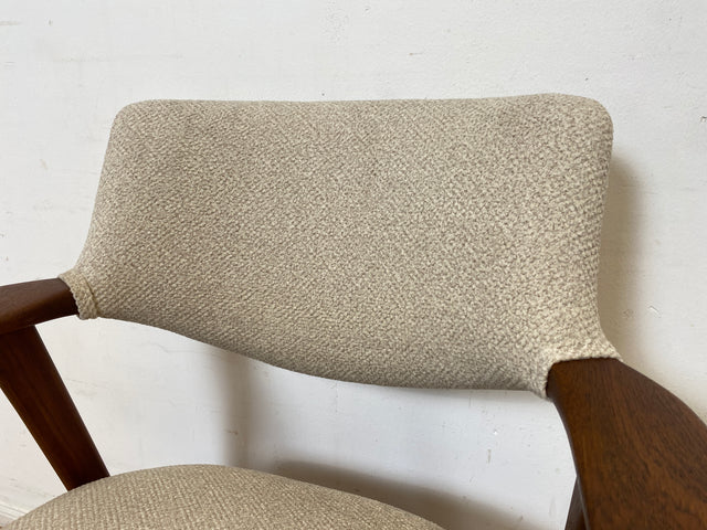 WMK I 1/2 Stilvoller skandinavischer Mid-Century Designer Stuhl I Erik Kirkegaard für Glostrup I Teakholz I Armlehnstuhl Sessel Schreibtischstuhl Vintage Danish Design 60er Teak I Berlin Köln Hamburg