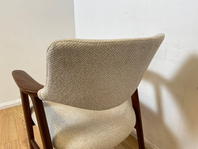 WMK I 1/2 Stilvoller skandinavischer Mid-Century Designer Stuhl I Erik Kirkegaard für Glostrup I Teakholz I Armlehnstuhl Sessel Schreibtischstuhl Vintage Danish Design 60er Teak I Berlin Köln Hamburg