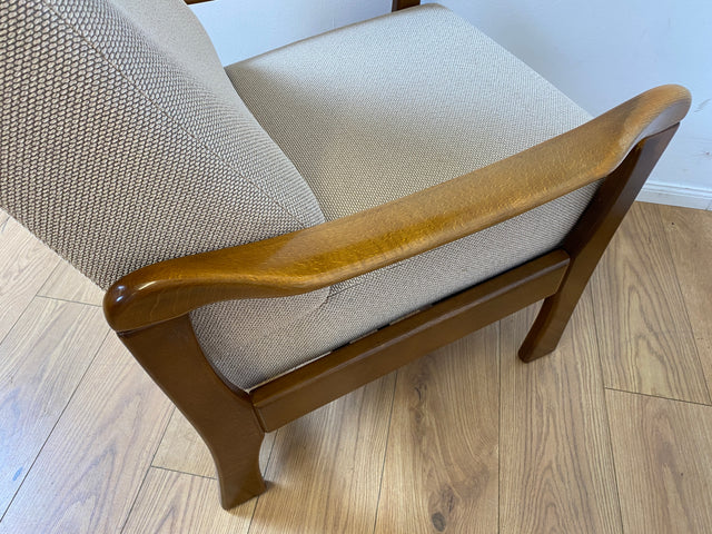 WMK I Hochwertiger verstellbarer Designer Relax Sessel von Joop mit Originalbezug und ausfahrbarer Fußablage