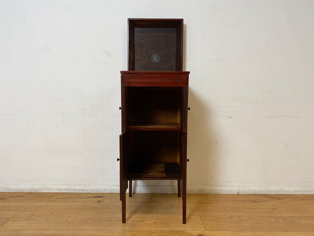 WMK I Filigrane und gut erhaltener antike Kommode , früherer Plattenspielerschrank, um 1910 I Schrank Phonoschrank Vinyl Schallplatten Beistelltisch Jugendstil Vintage Retro I Berlin Regensburg Köln