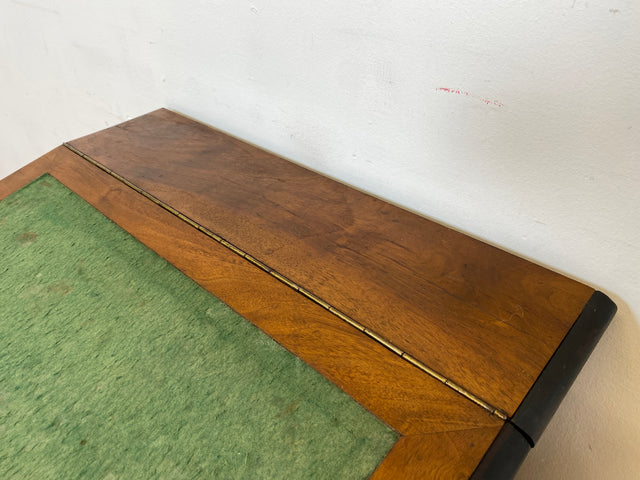 WMK I Vornehmer antiker Schreibpult mit handverzierten Volutenstützen und aufklapp. Fach I Konsolentisch Schreibtisch Kommode Konsole Sekretär Gründerzeit Biedermeier Vintage Berlin Bremen Heidelberg